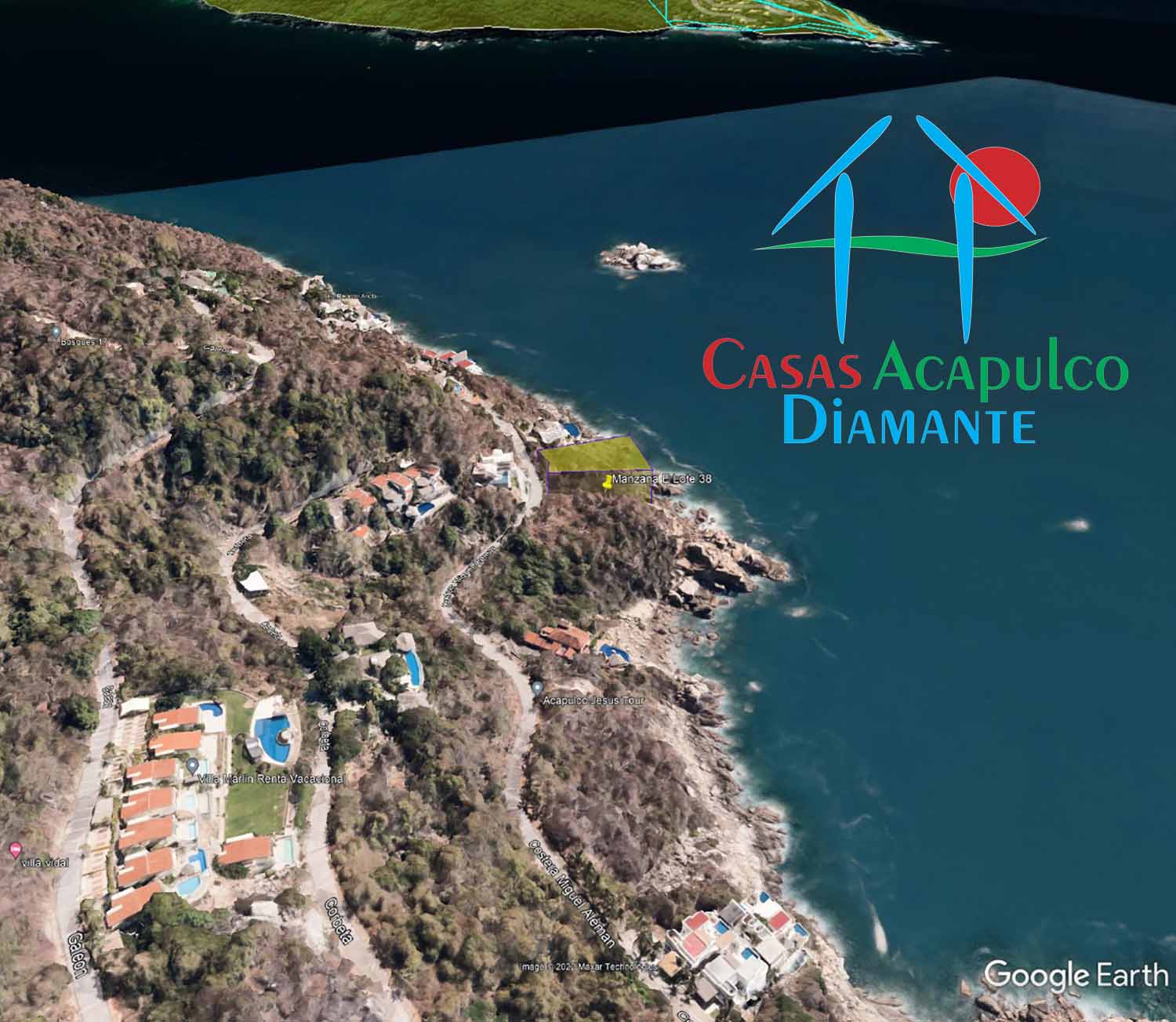 Terreno Brisas del Marqués Manzana E Lote 38 - Ubicación satelital y entorno 6